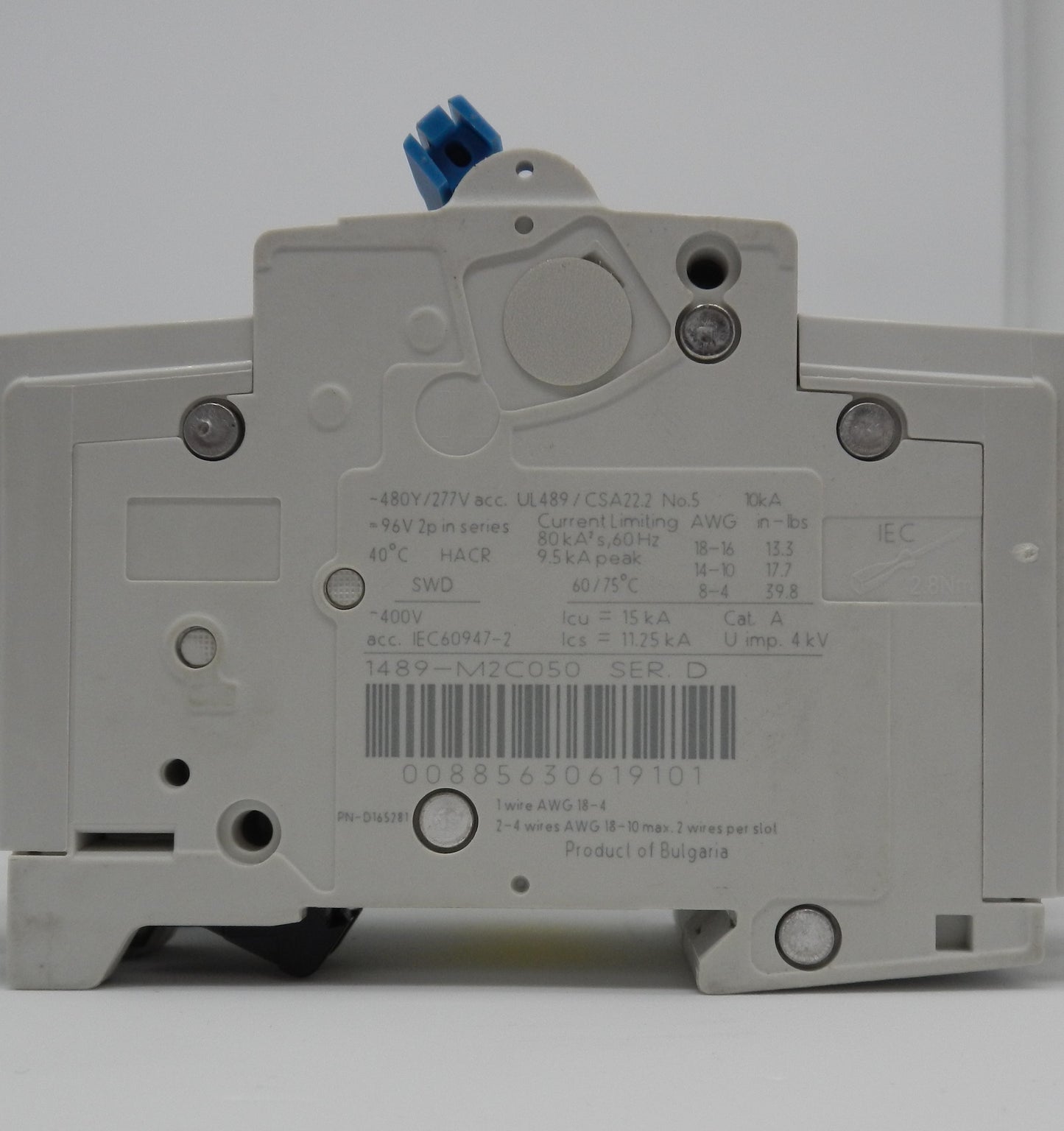 ALLEN-BRADLEY 1489-M2C050 MINIATURE CIRCUIT BREAKER