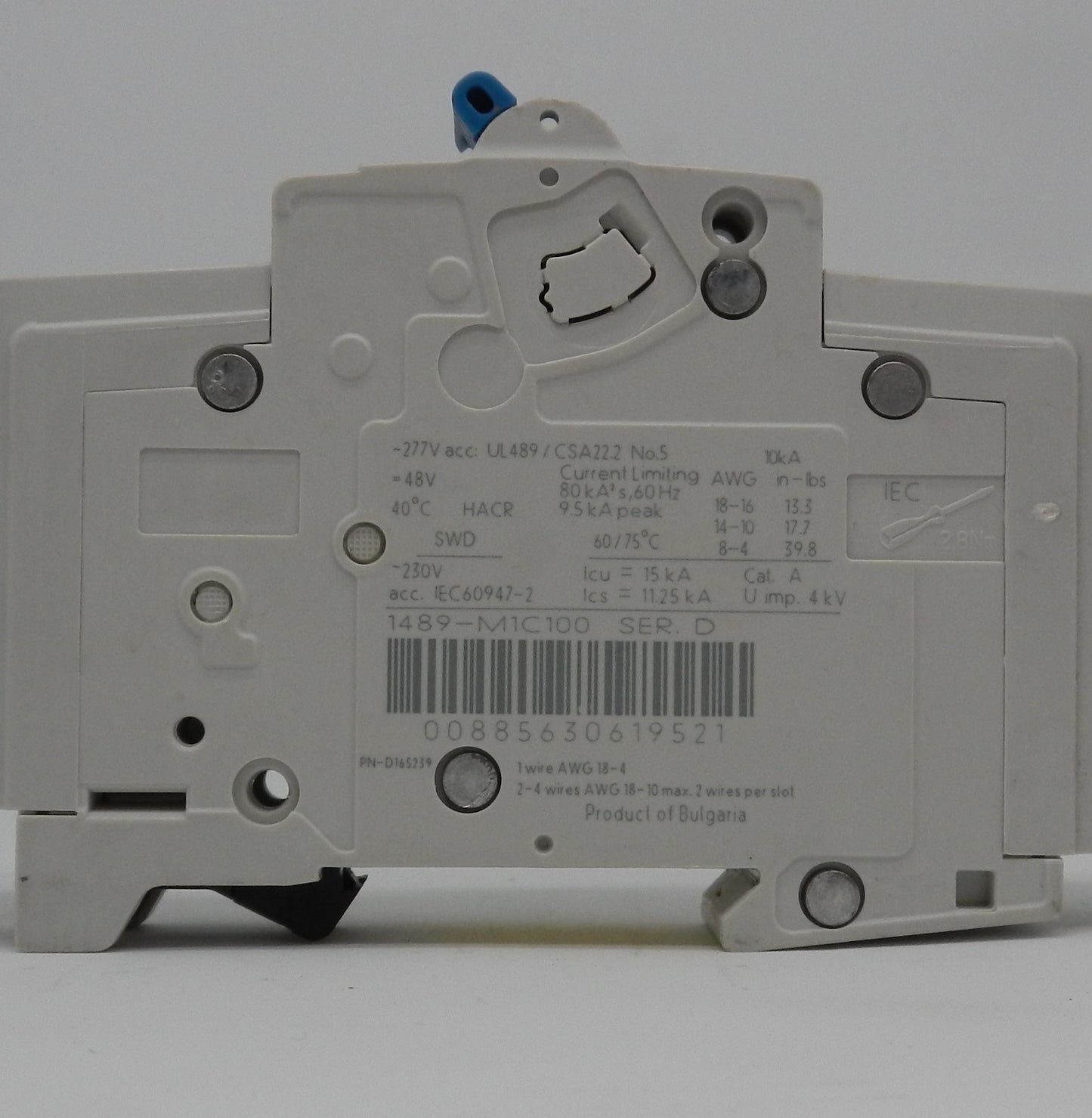 ALLEN-BRADLEY 1489-M1C100 MINIATURE CIRCUIT BREAKER