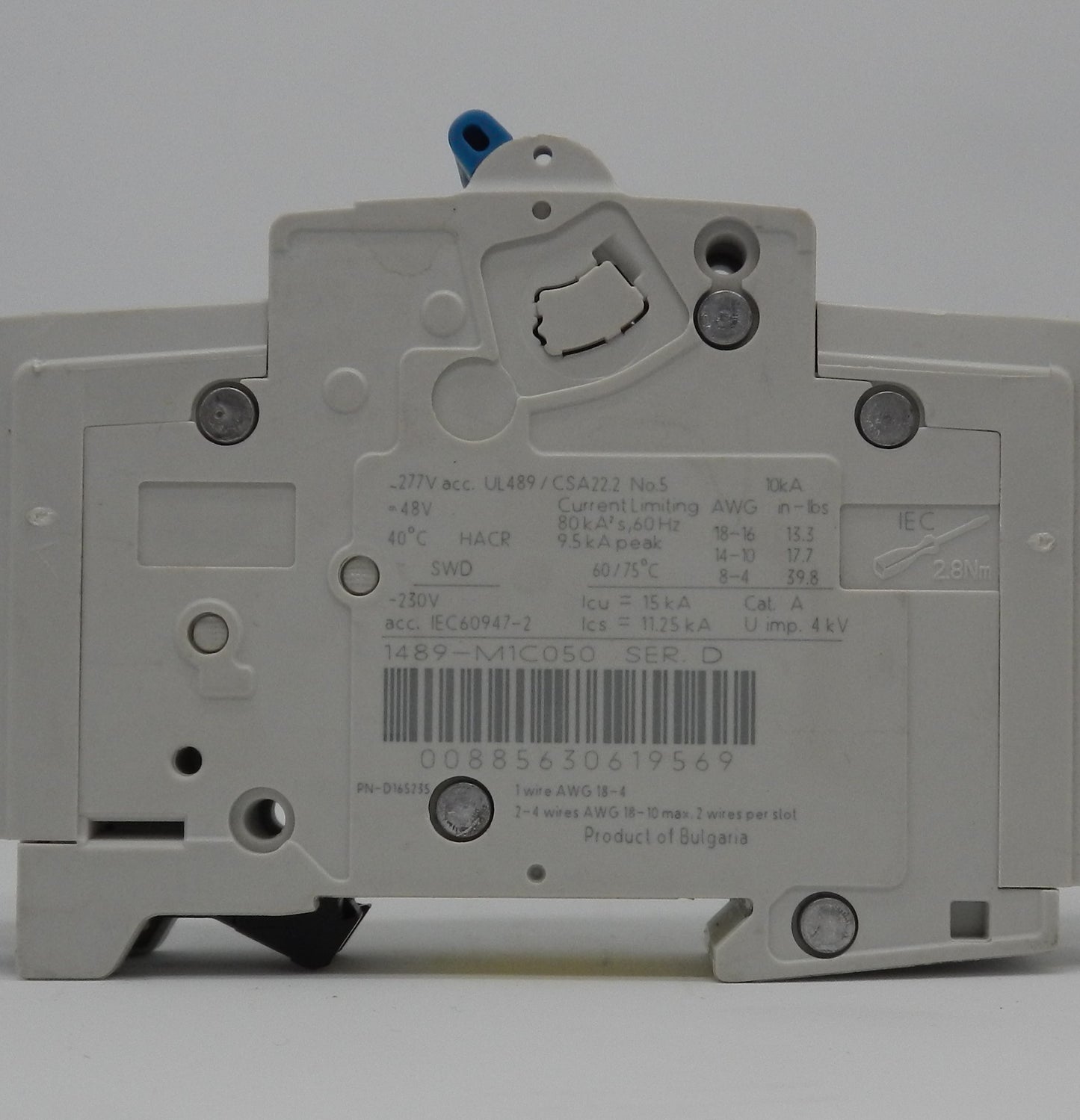 ALLEN-BRADLEY 1489-M1C050 MINIATURE CIRCUIT BREAKER