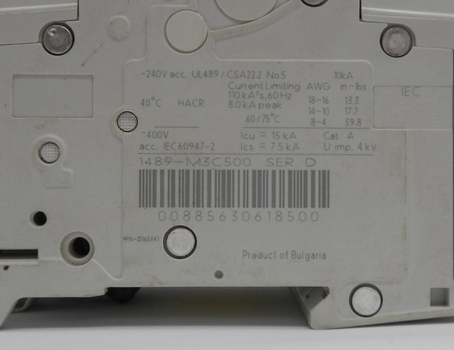ALLEN-BRADLEY 1489-M3C500