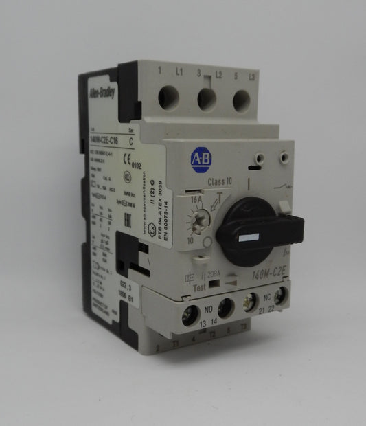 Allen-Bradley 140M-C2E-C16 Motor Protection Circuit Breaker, 16A, 10–16A Range
