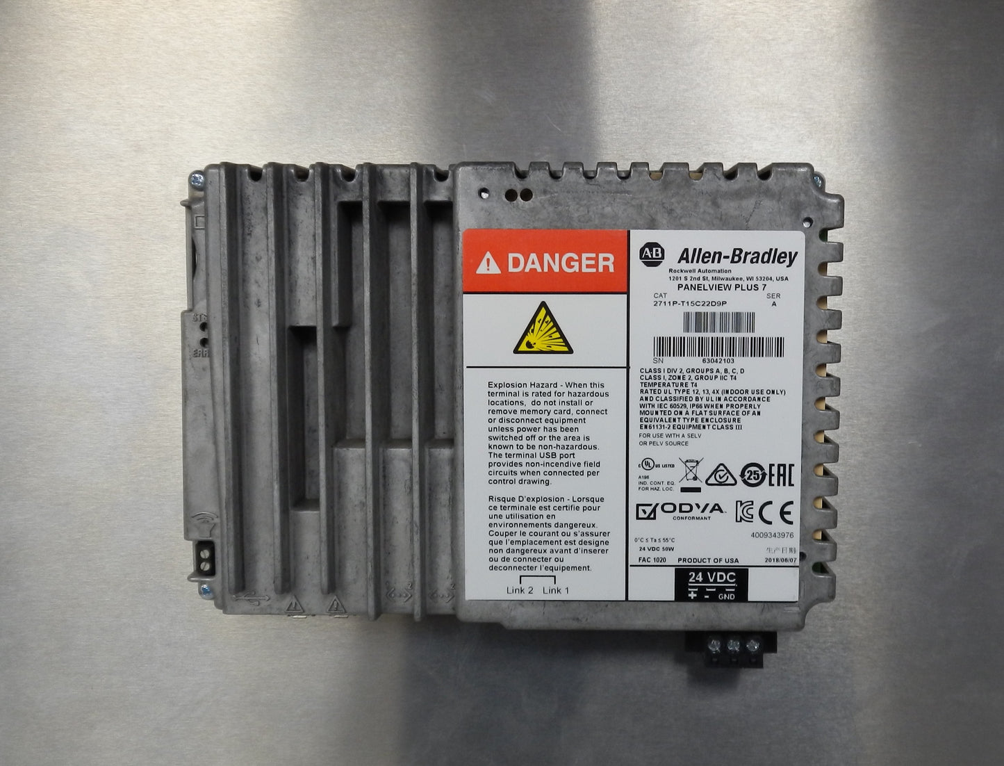 ALLEN-BRADLEY 2711P-T15C22D9P