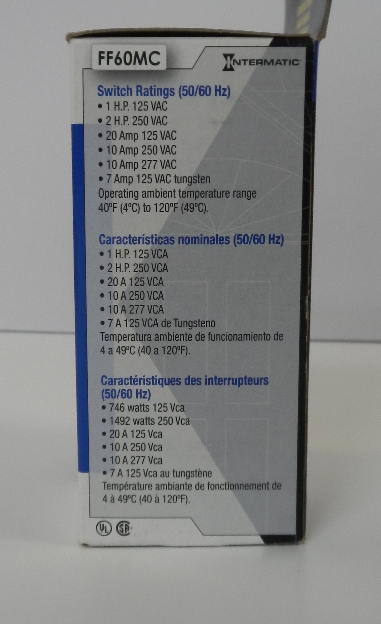 INTERMATIC FF60MC