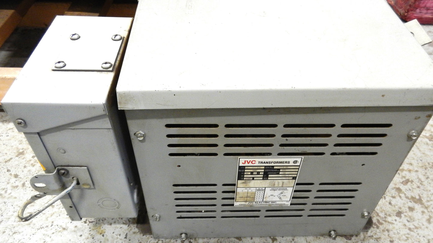 JVC DH3-45C-43C , 15554-45 , 45 KVA TRANSFORMER