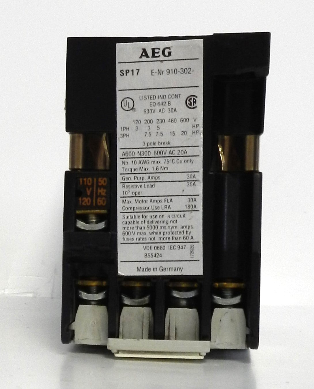 AEG E-NR 910-302 CONTACTOR