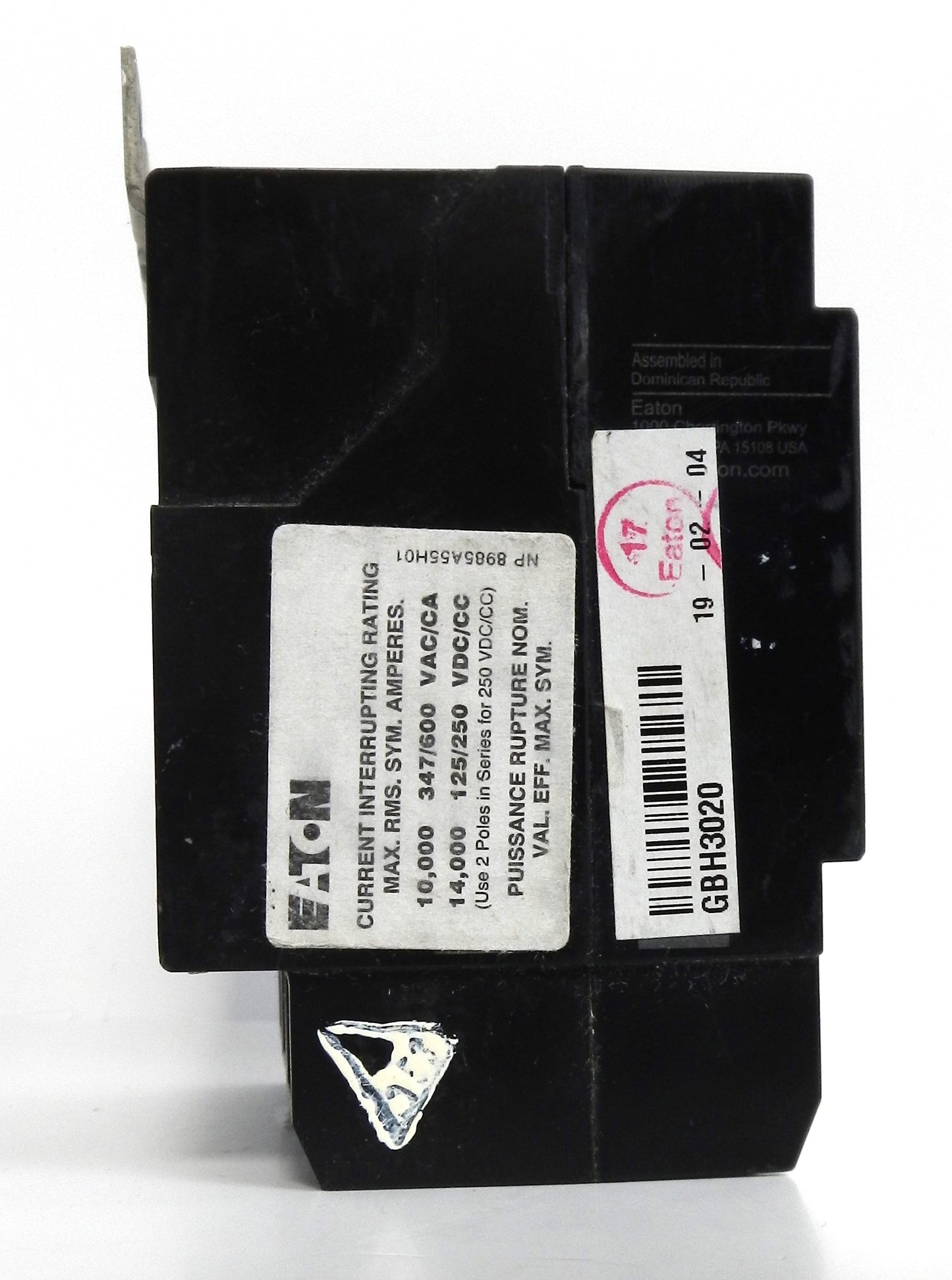 EATON GBH3020 3P BREAKER