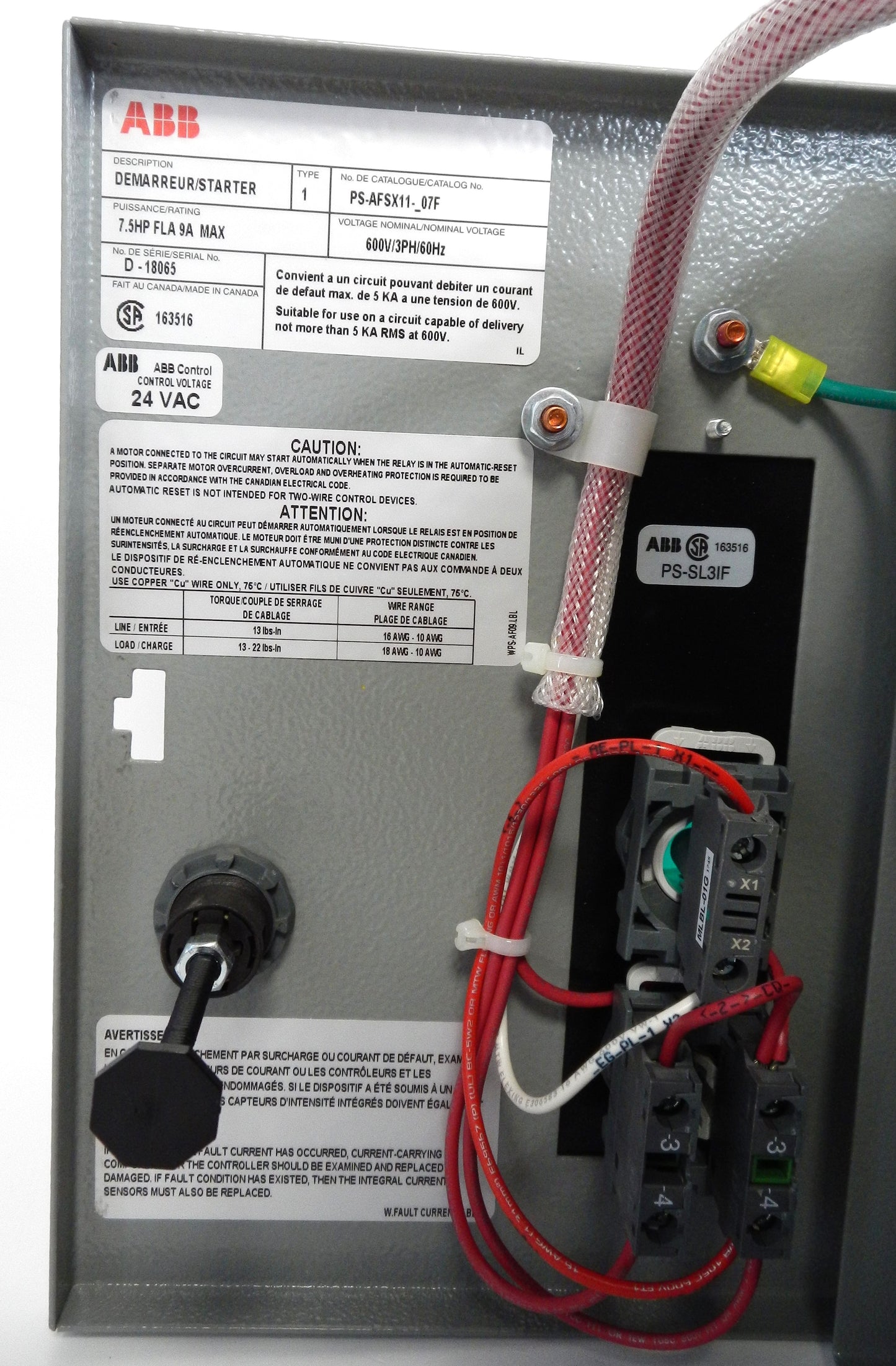 ABB PS-AFSX11 STARTER