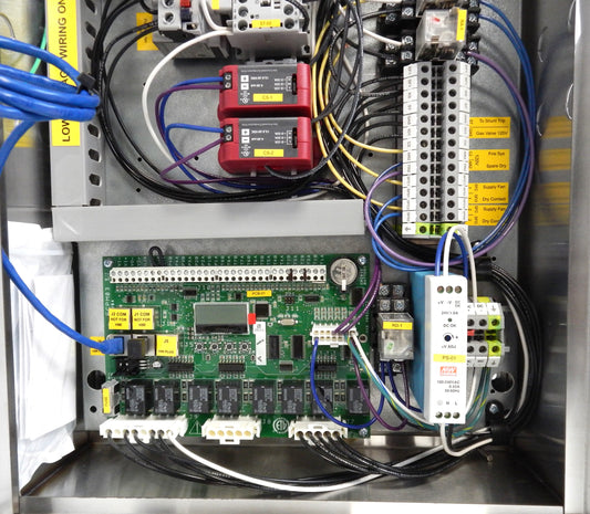Demand control ventilation system control panel