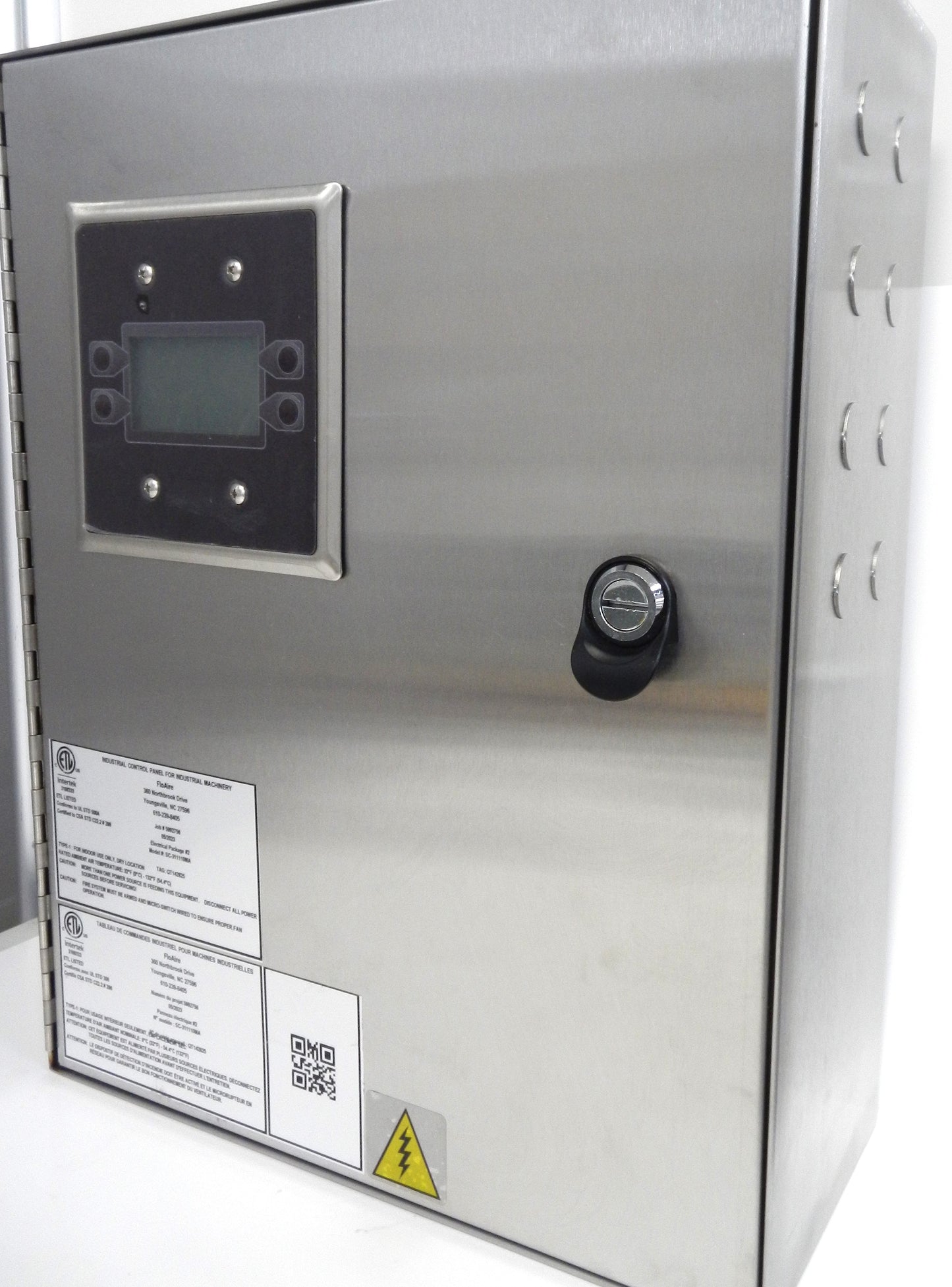 Demand control ventilation system control panel