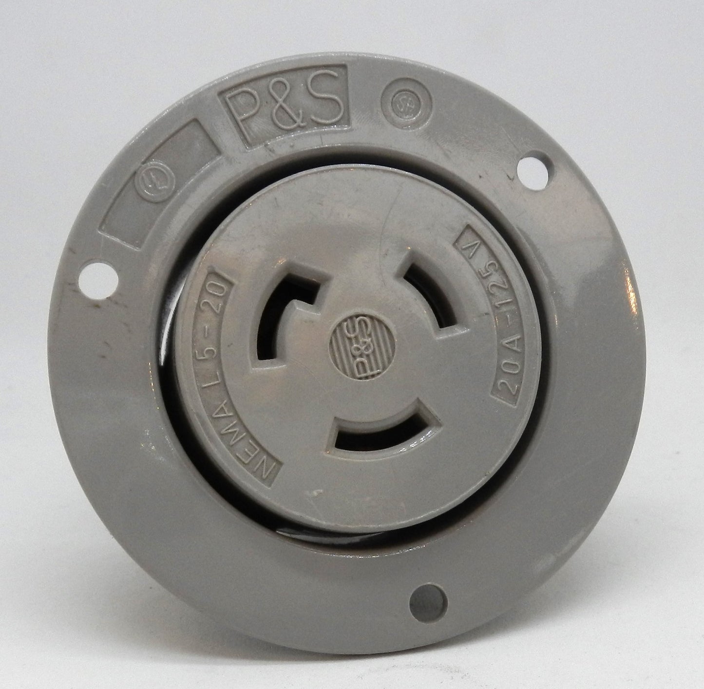 P&S NEMA L5-20 SAFEWAY FLANGED RECEPTACLE