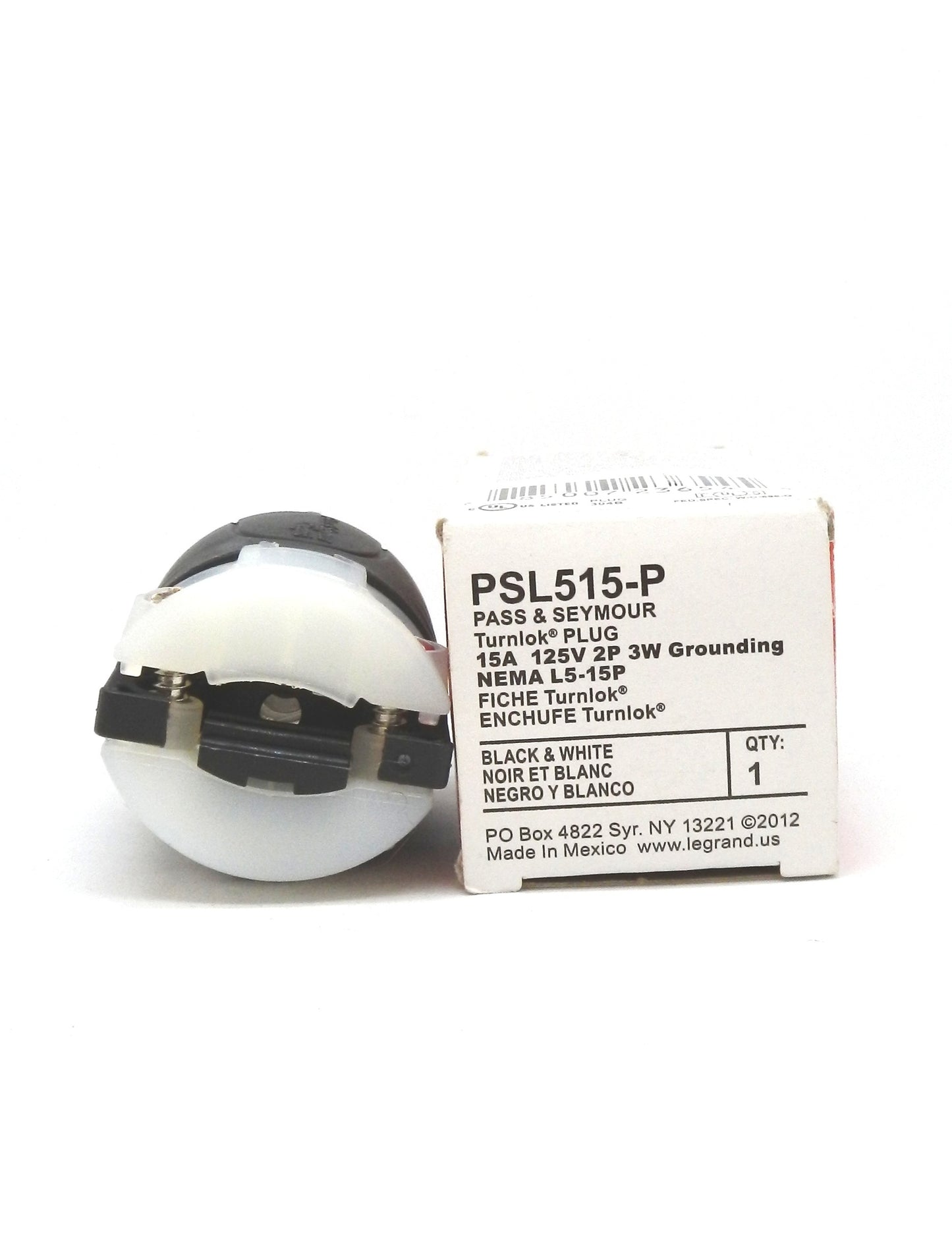 LEGRAND PASS & SEYMOUR PSL515P TWIST-LOCKING PLUG