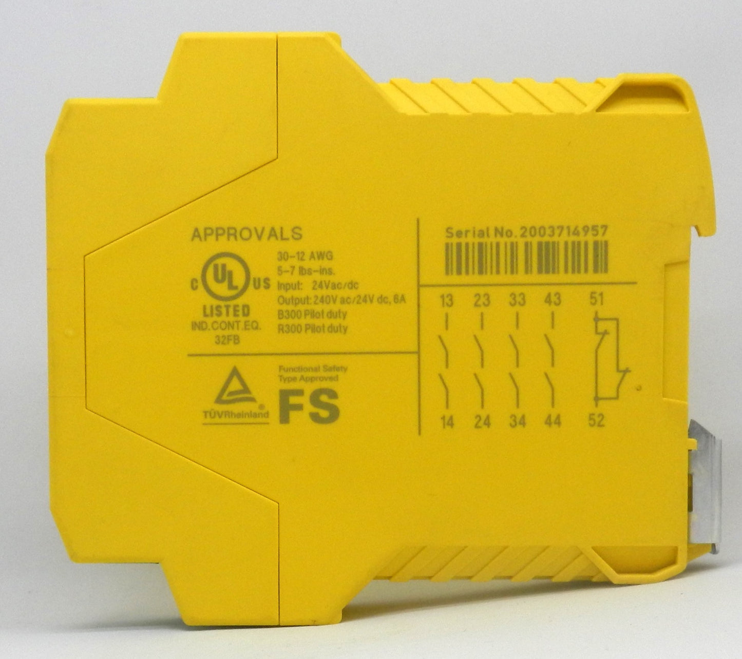 PHOENIX CONTACT PSR-SCP-24UC/ESA2/4X1/1X2/B SAFETY RELAY