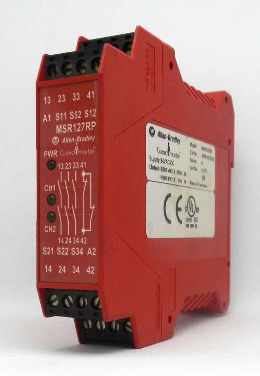 ALLEN BRADLEY MSR127RP 440RN23135 SERIES A SAFETY RELAY