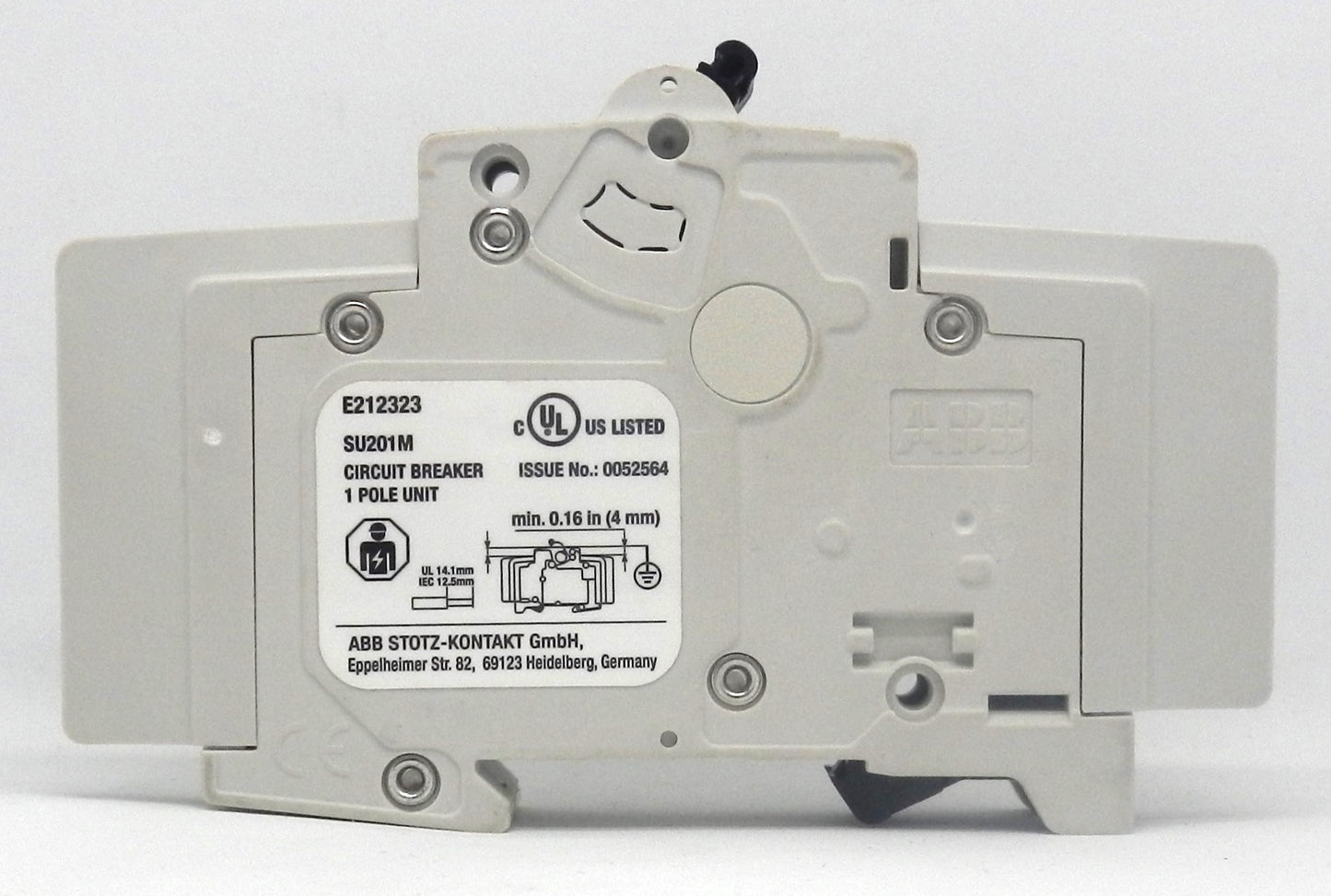 ABB - SU 201M-C4A 2CDS271337R0044 CIRCUIT BREAKER