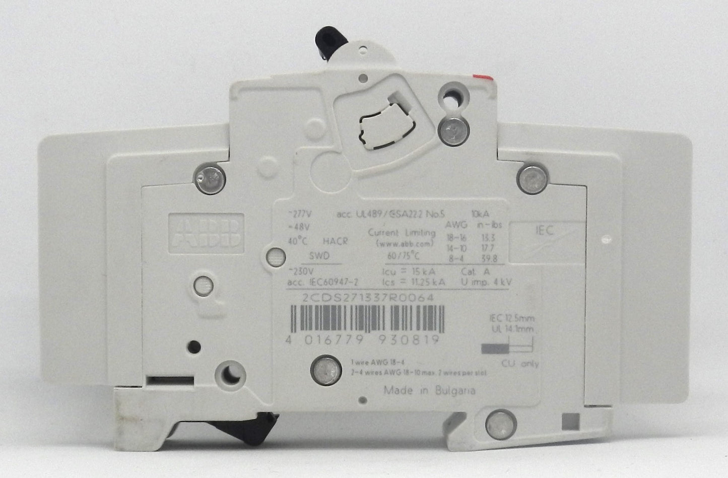 ABB - SU 201M-C6A 2CDS271337R0064 CIRCUIT BREAKER
