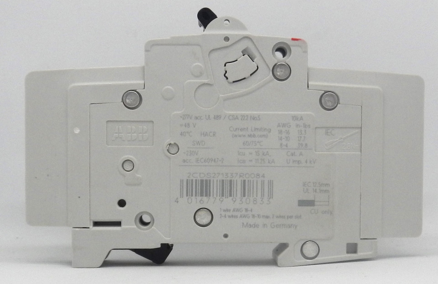 ABB - SU 201M-C8A 2CDS271337R0084 CIRCUIT BREAKER