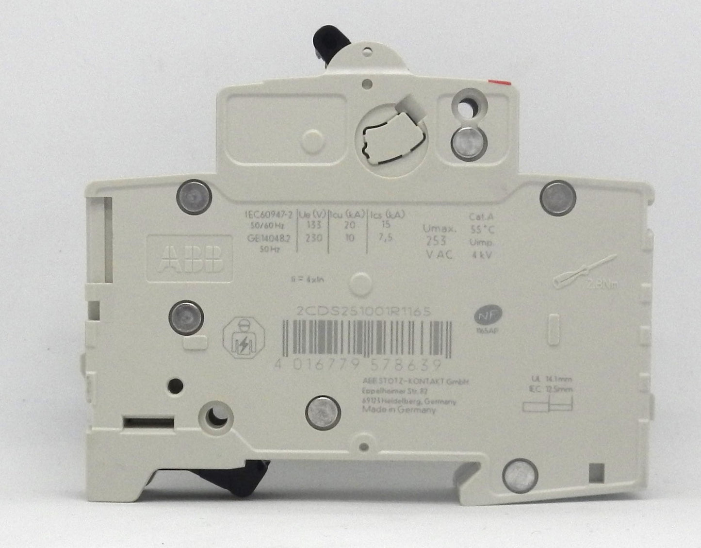 ABB - S 201-B16A 2CDS251001R1165 CIRCUIT BREAKER