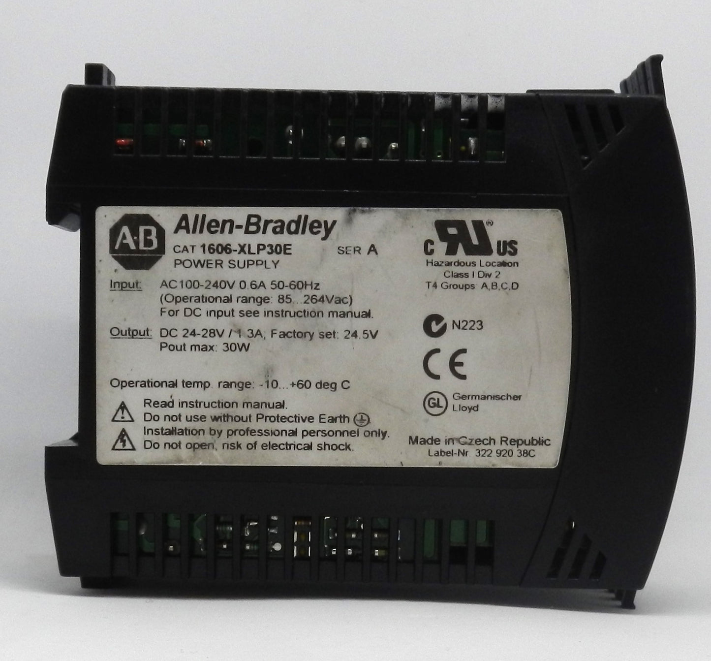 ALLEN BRADLEY 1606-XLP30E POWER SUPPLY