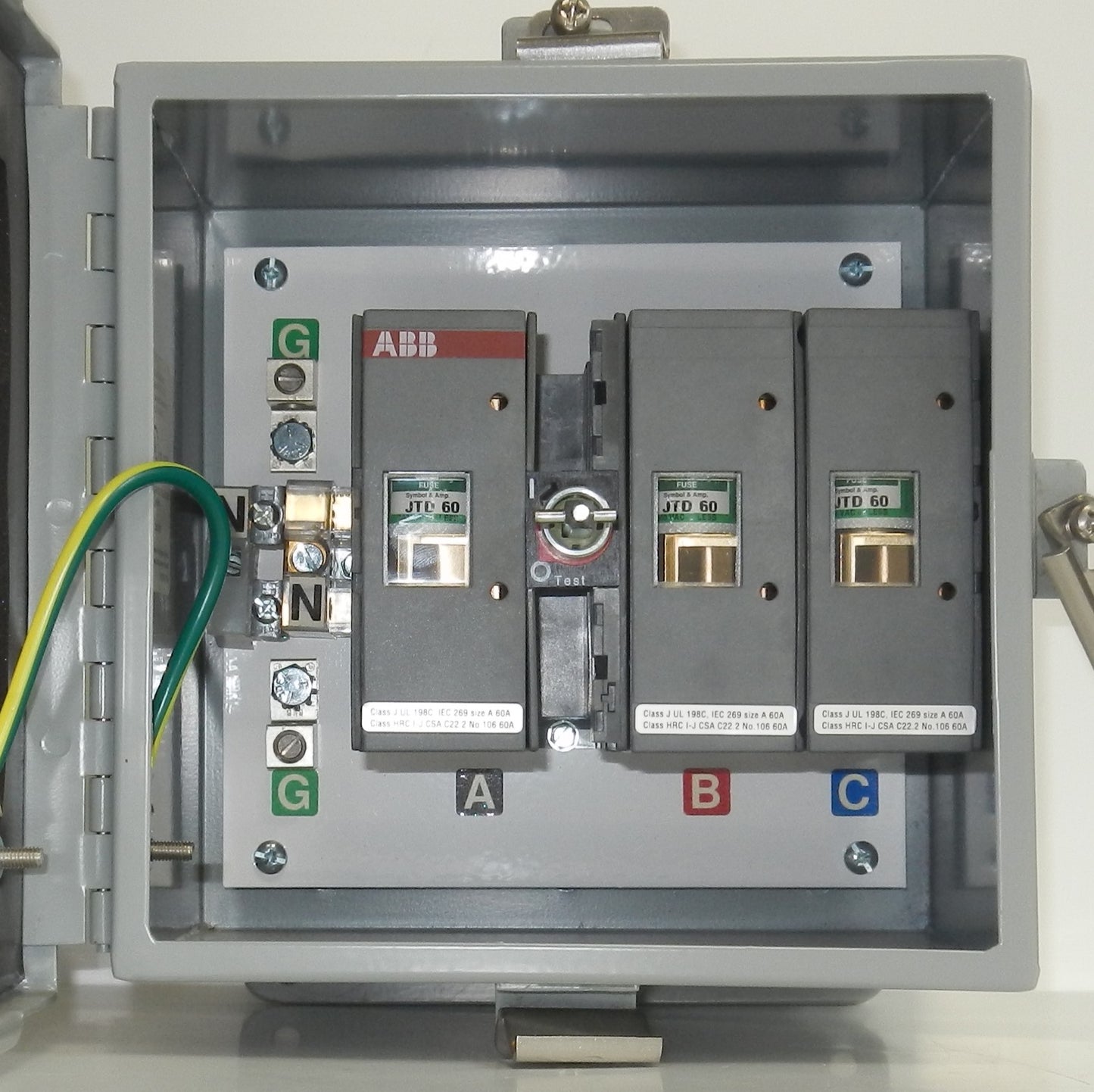 Total Protection Solutions Fused Disconnect Switch 60 Amp NEMA 4 Enclosure 80ka
