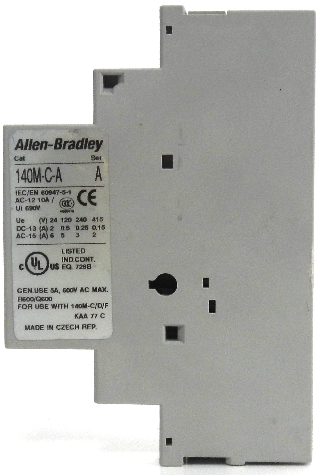 ALLEN-BRADLEY 140M-C-ASA11 AUXILIARY CONTACT