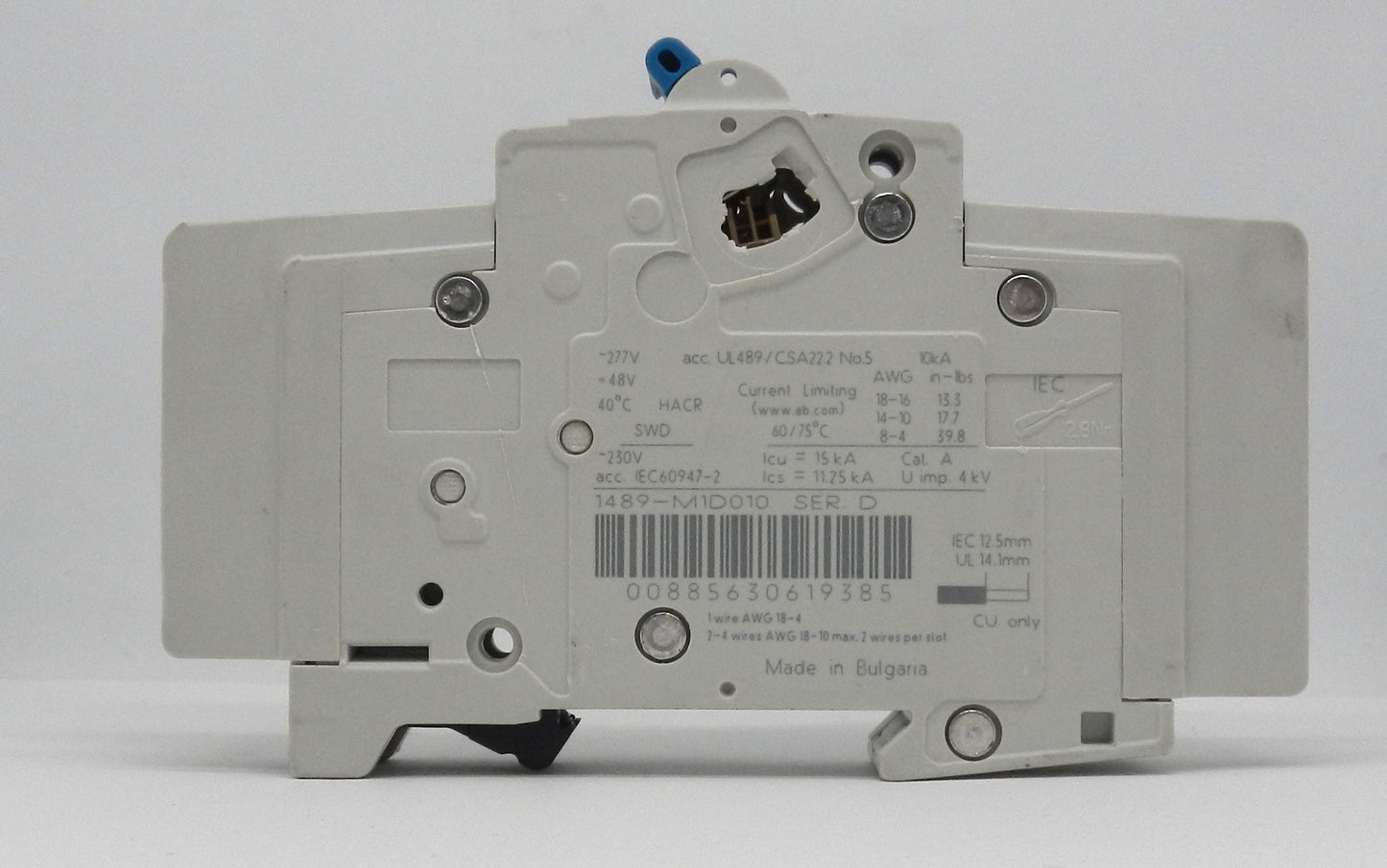 ALLEN-BRADLEY 1489-M1D010 MINIATURE CIRCUIT BREAKER