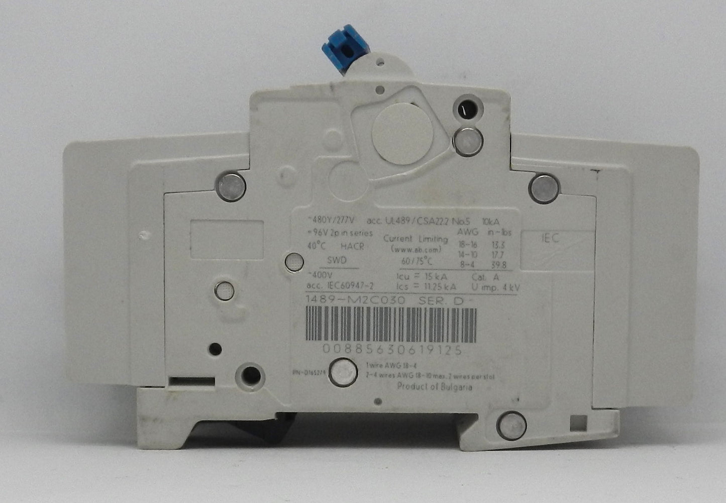ALLEN-BRADLEY 1489-M2D030 MINIATURE CIRCUIT BREAKER
