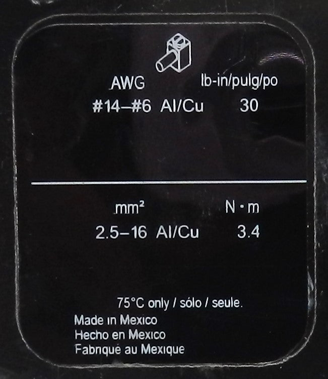 SQUARE D EGB16020 MINIATURE CIRCUIT BREAKER