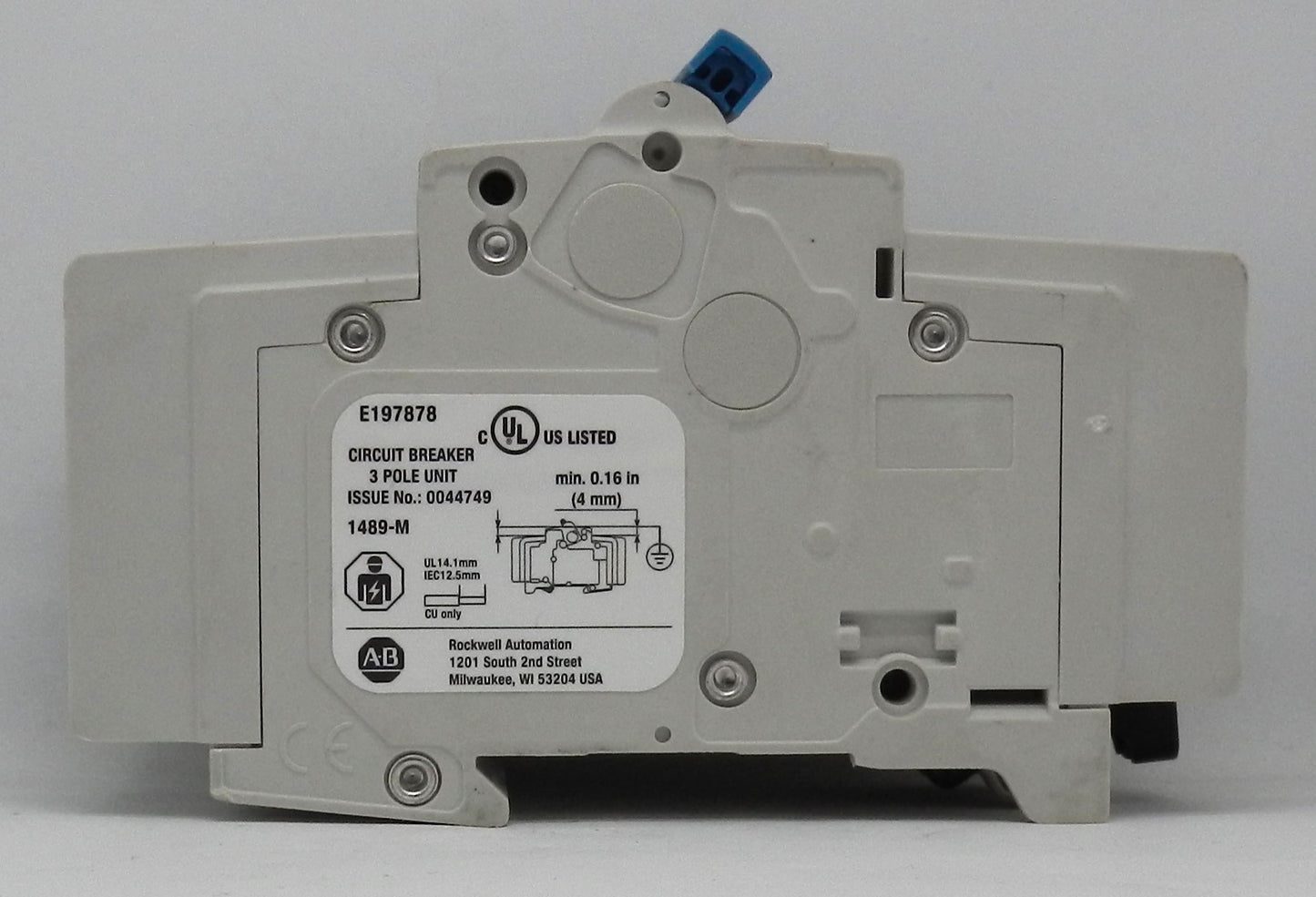 ALLEN-BRADLEY 1489-M3D500 MINIATURE CIRCUIT BREAKER