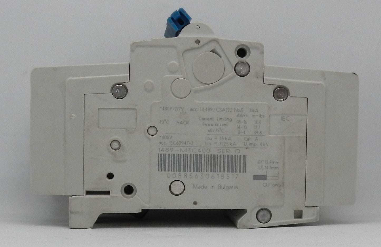 ALLEN-BRADLEY 1489-M3C400 MINIATURE CIRCUIT BREAKER