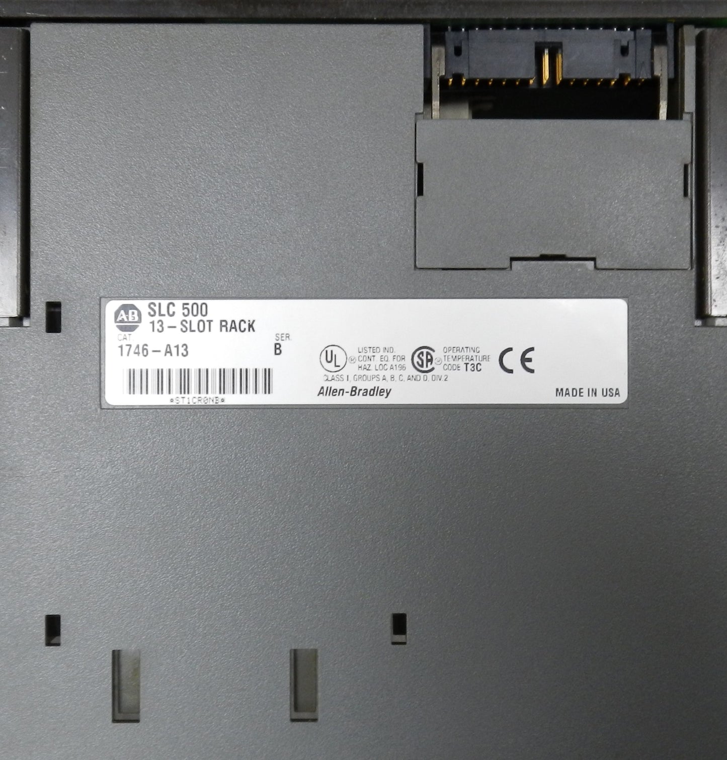 ALLEN-BRADLEY 1746-P2 POWER SUPPLY + 1746-A13 PLC RACK