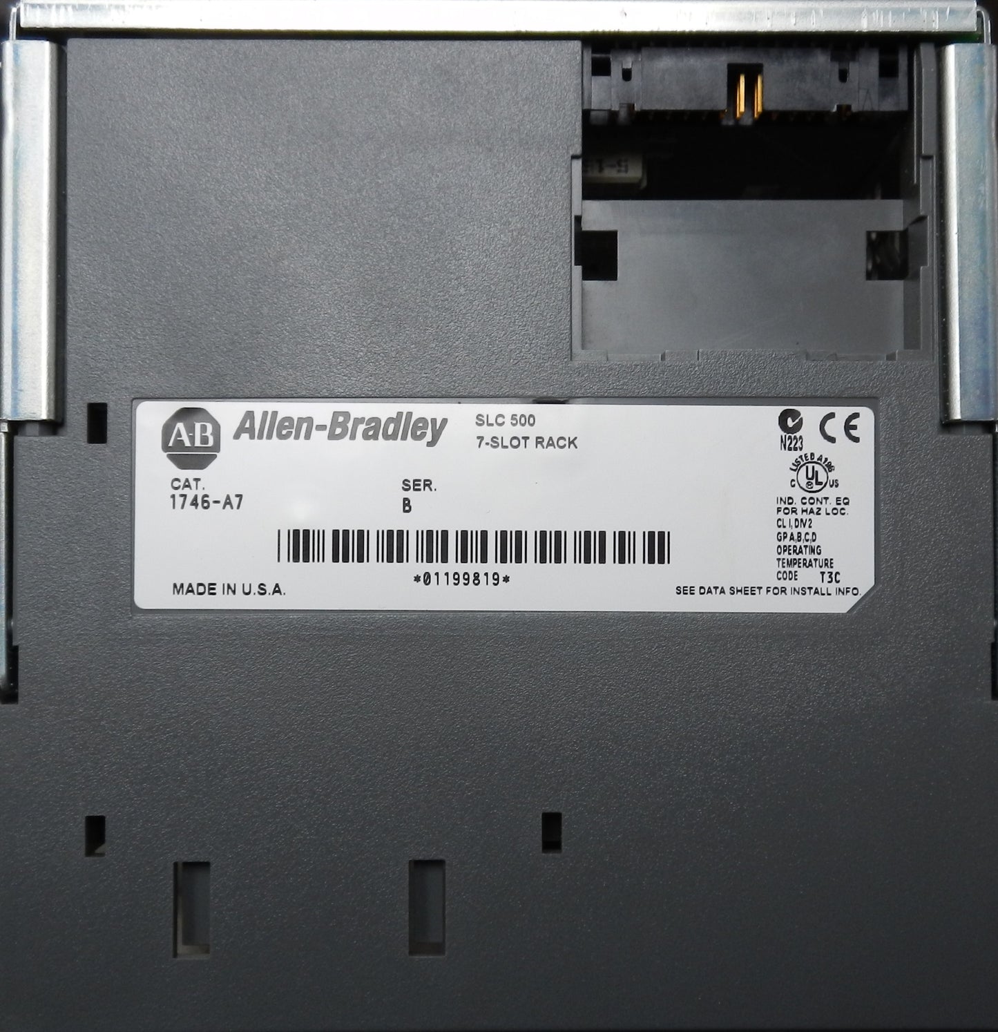 ALLEN-BRADLEY 1746-P2 POWER SUPPLY + 1746-A7 PLC RACK
