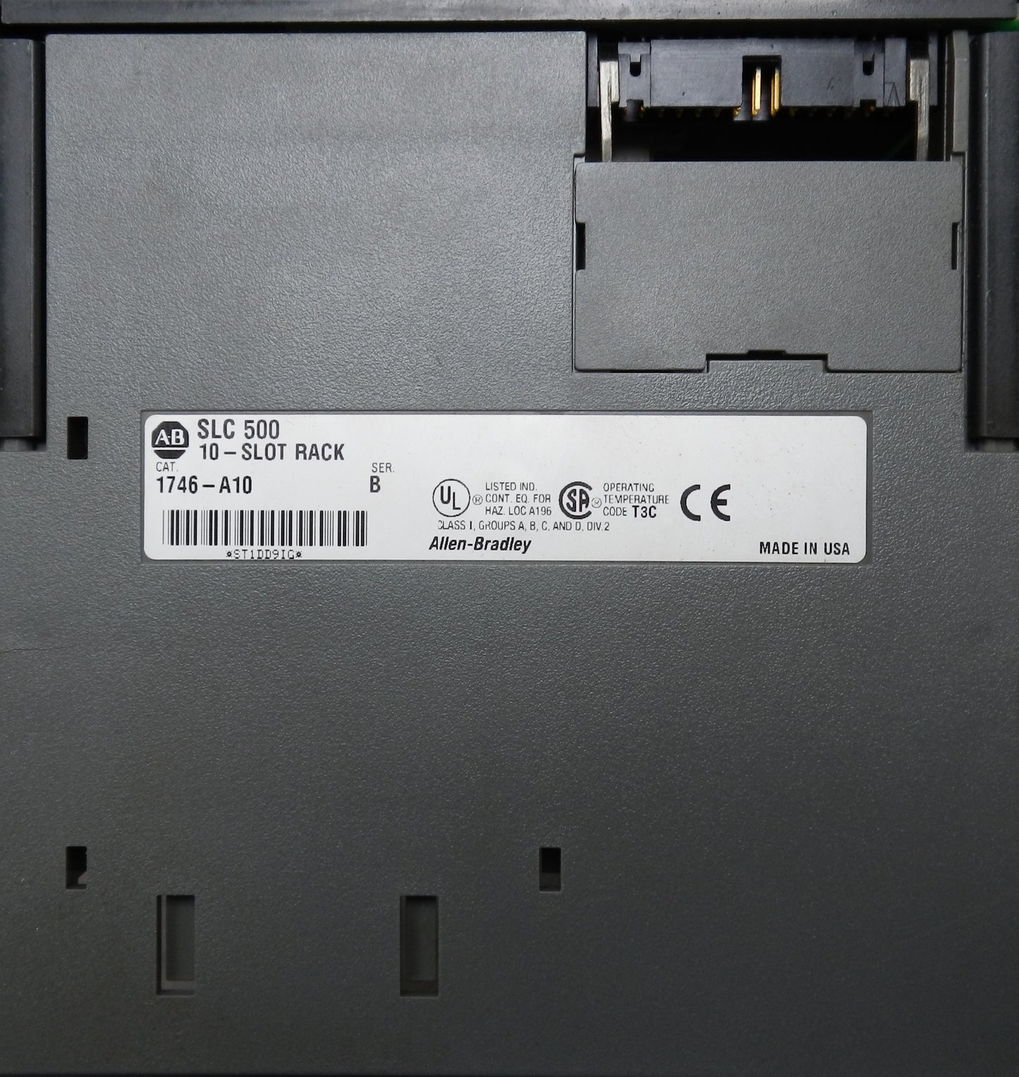 ALLEN-BRADLEY 1746-P2 POWER SUPPLY + 1746-A10 PLC RACK