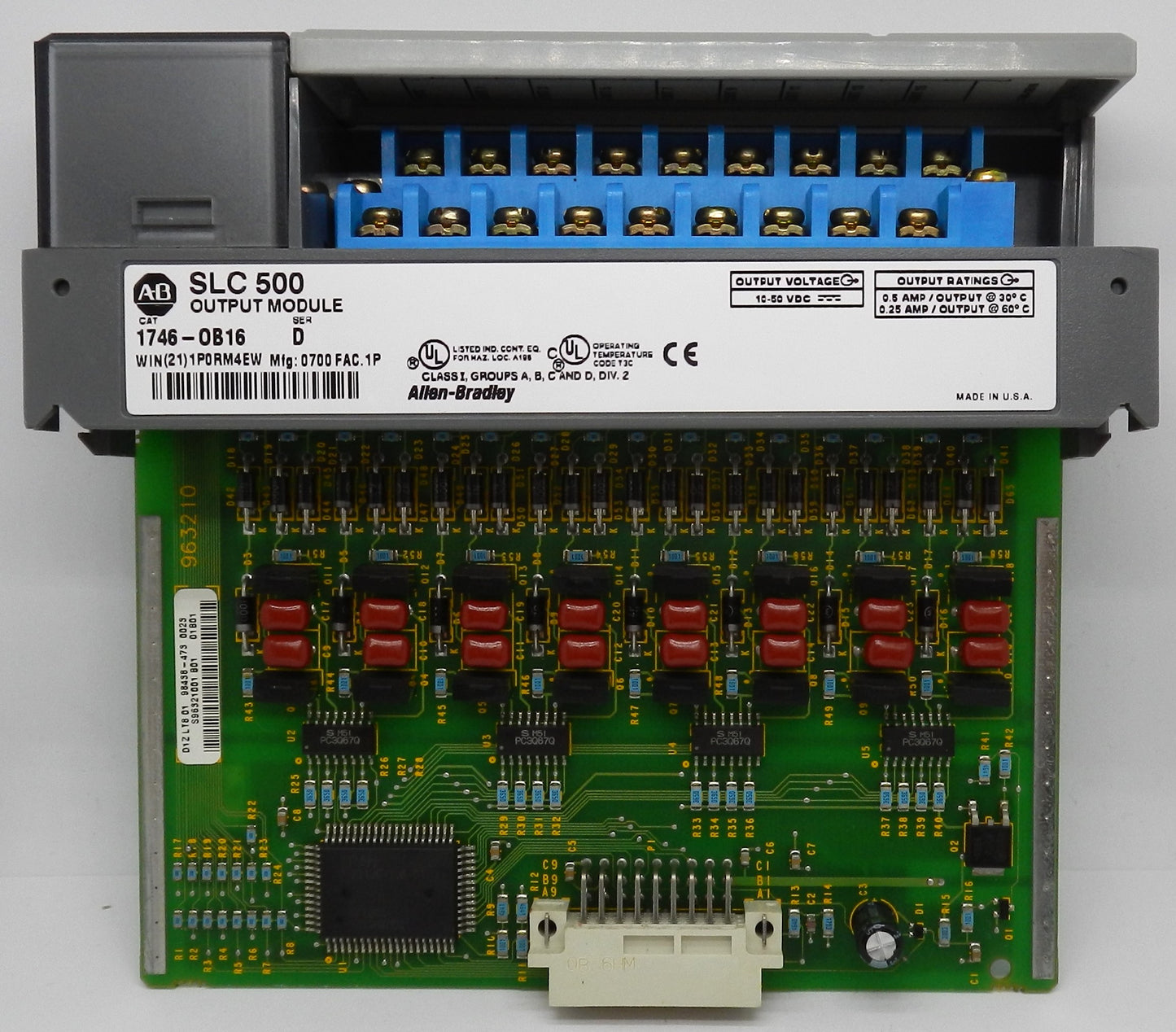 ALLEN-BRADLEY 1746-OB16 I/O MODULE