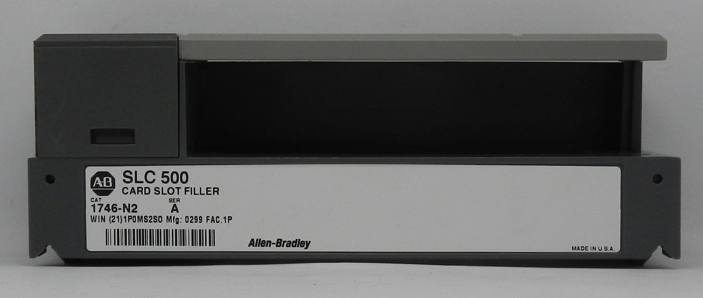 ALLEN-BRADLEY 1746-N2 A PLC MODULAR CARD SLOT FILLER