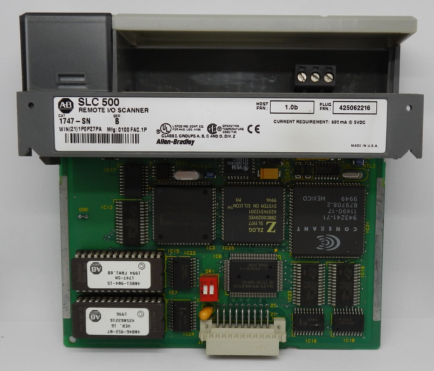 ALLEN-BRADLEY 1747-SN REMOTE I/O SCANNER MODULE