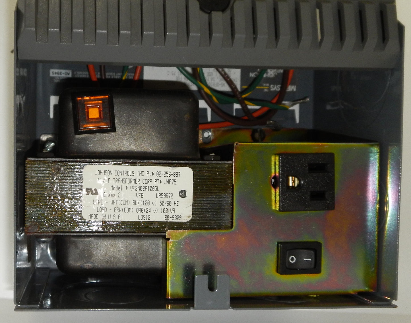 JOHNSON CONTROLS ASXFR1001 TRANSFORMER