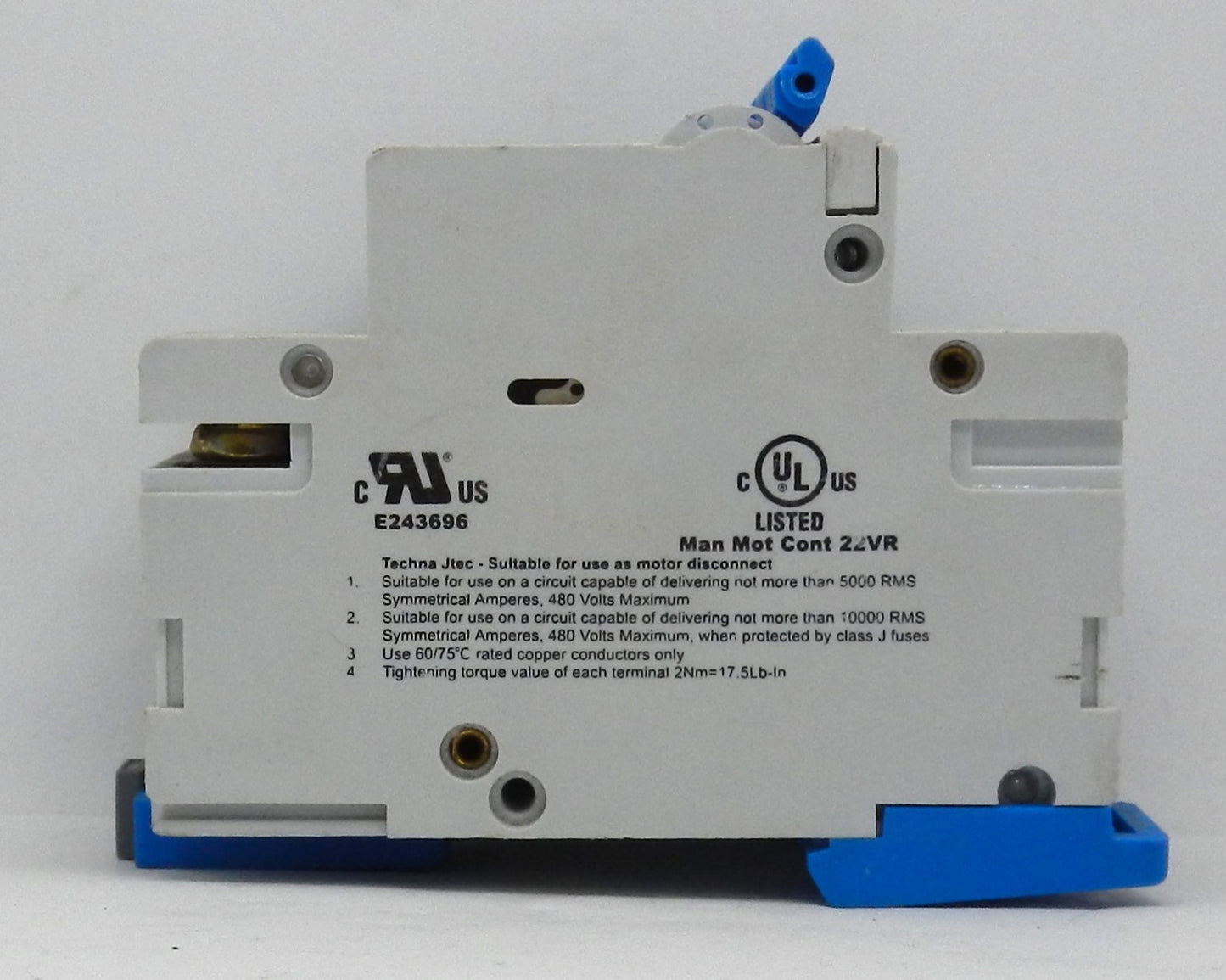 TECHNA JTECUL3C16 MINIATURE CIRCUIT BREAKER