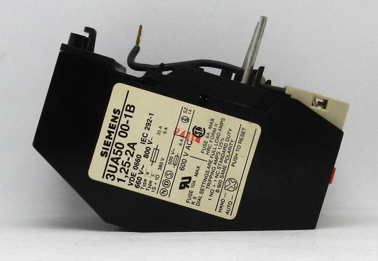 Siemens 3UA50-00-1B THERMAL DELAYED OVERLOAD RELAY