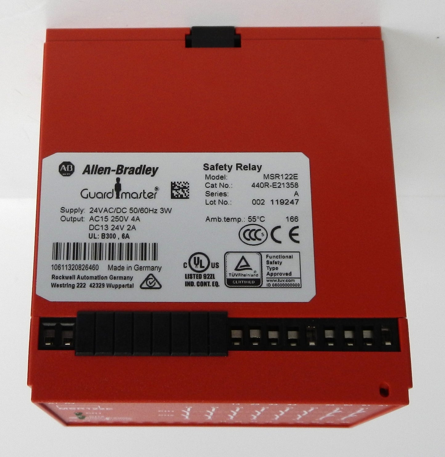 ALLEN-BRADLEY 440RE21358 EXPANSION SAFETY RELAY