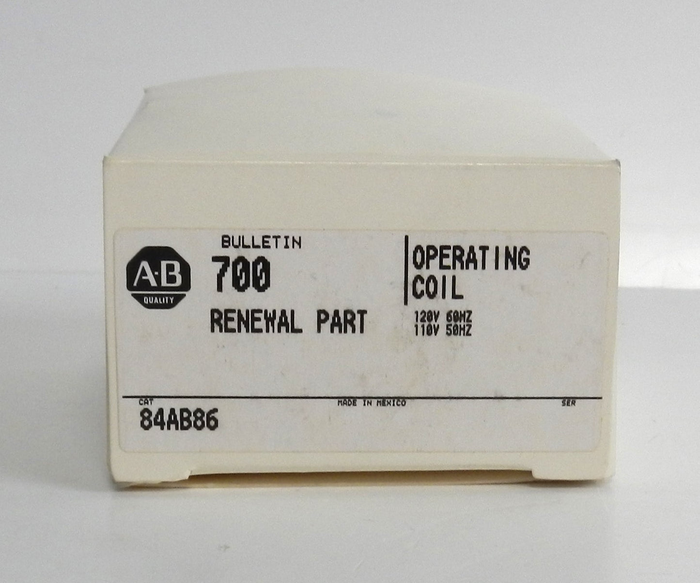 ALLEN-BRADLEY 84AB86 CONTACTOR COIL