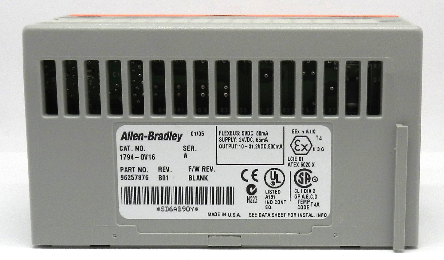 ALLEN-BRADLEY 1794-IV16 INPUT MODULE FLEX I/O