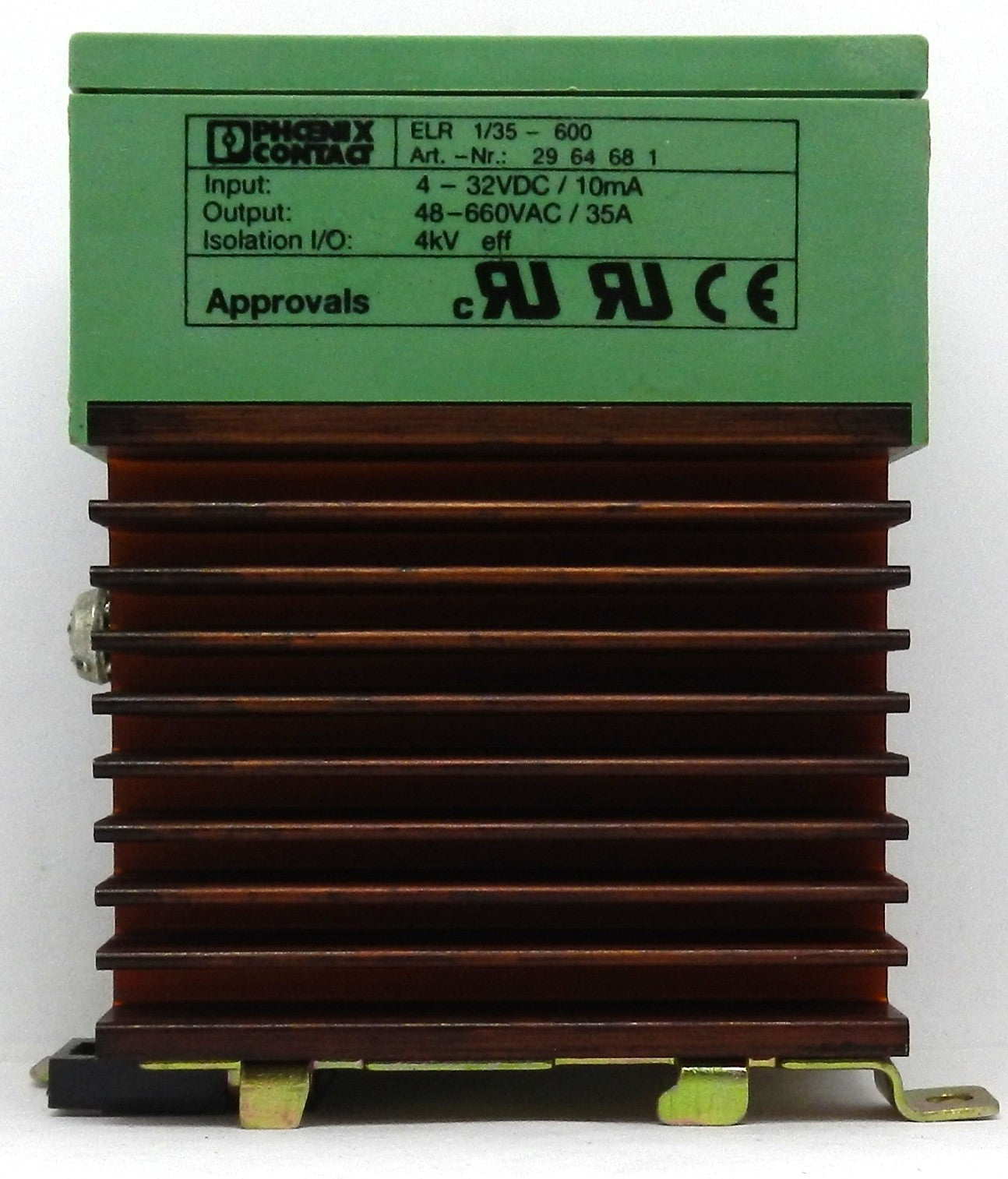 PHOENIX CONTACT ELR 1/35-600 1-PHASE ELECTRONIC LOAD RELAY