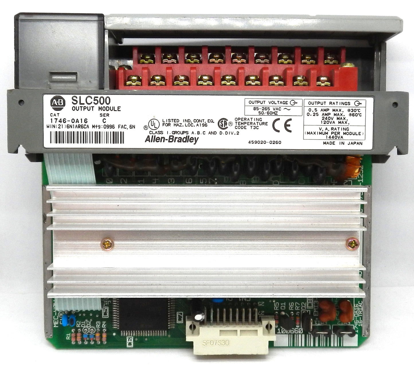 AB ALLEN-BRADLEY 1746-OA16 I/O MODULE
