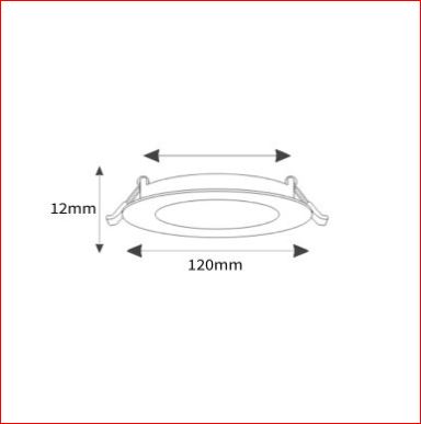 4Inch LED Recessed Slim Pot Light with, 2700K/3000K/3500K/4000K/5000K Changeable