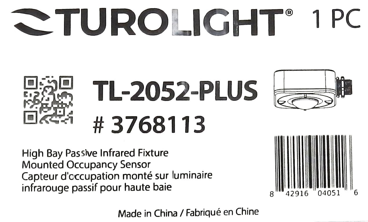 TL-2052-Plus Turolight PIR High Bay Occupancy Sensor 120-347V Fixture Mount 360°