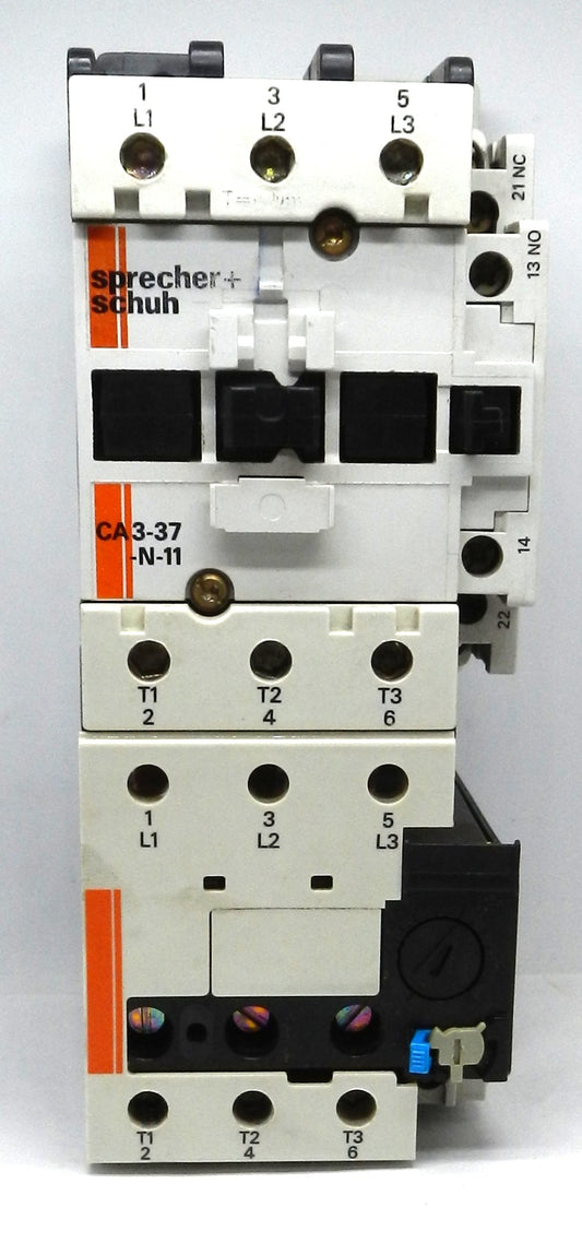 SPRECHER+ SCHUH CONTACTOR CA 3-37-N-11