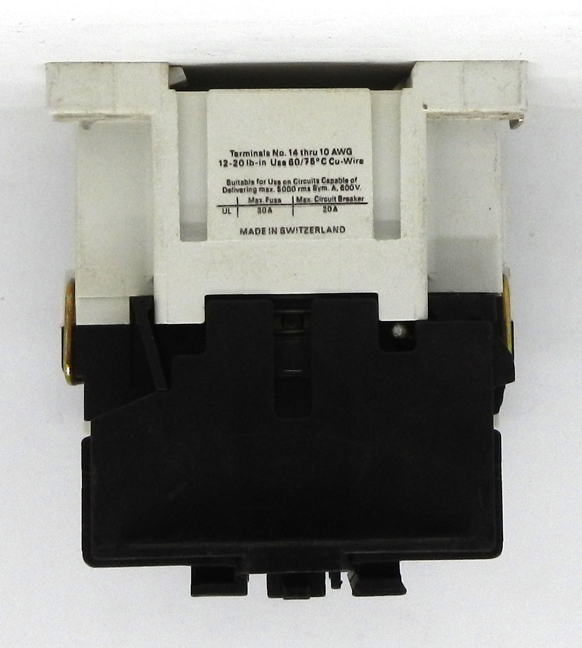 Sprecher + Schuh CA 3-9-01 24D Contactor, 9A, 3-Pole, 24V DC Coil, 1 NC Auxiliary Contact