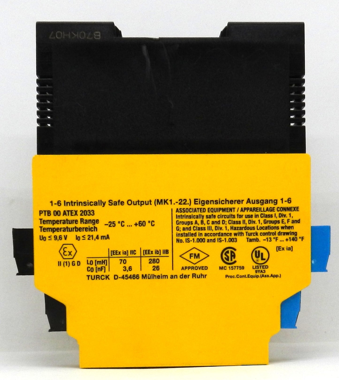 TURCK MK13-222EX0R/24VDC