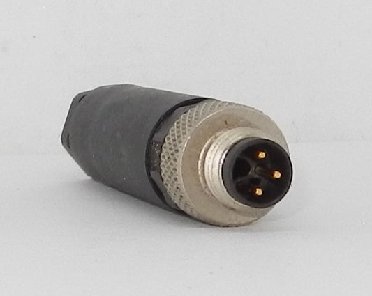 HOENIX CONTACT SACC-M8MS-3CON-M-SW | M8 3-Position Nickel-Plated Brass Connector – Screw Connection