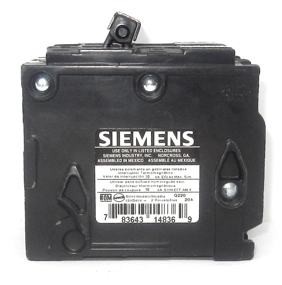 Siemens Q220 CIRCUIT BREAKER